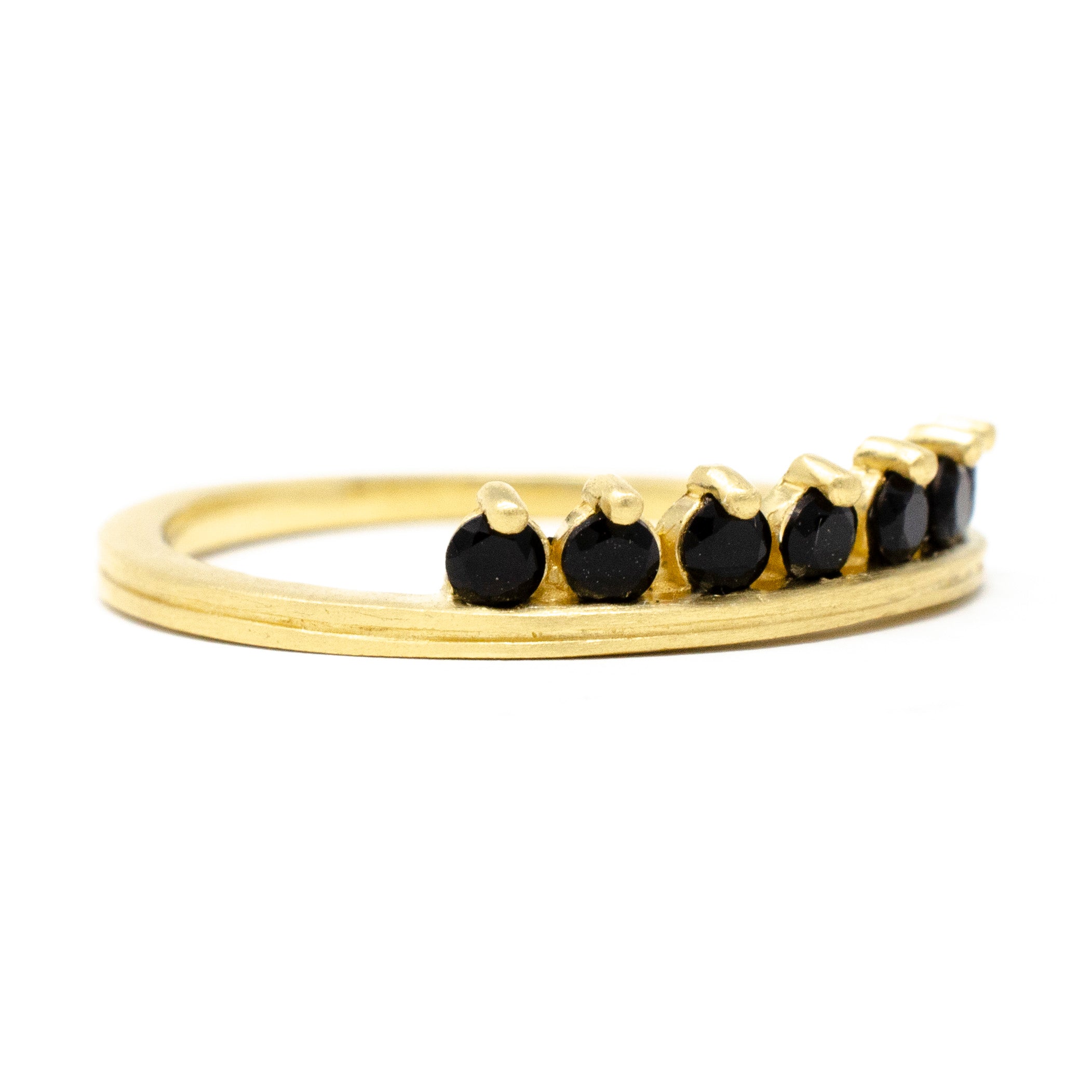 The Crown Onyx Diamond Band