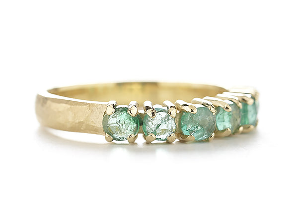 Evolution Round Emerald Ring - Jennifer Dawes Design