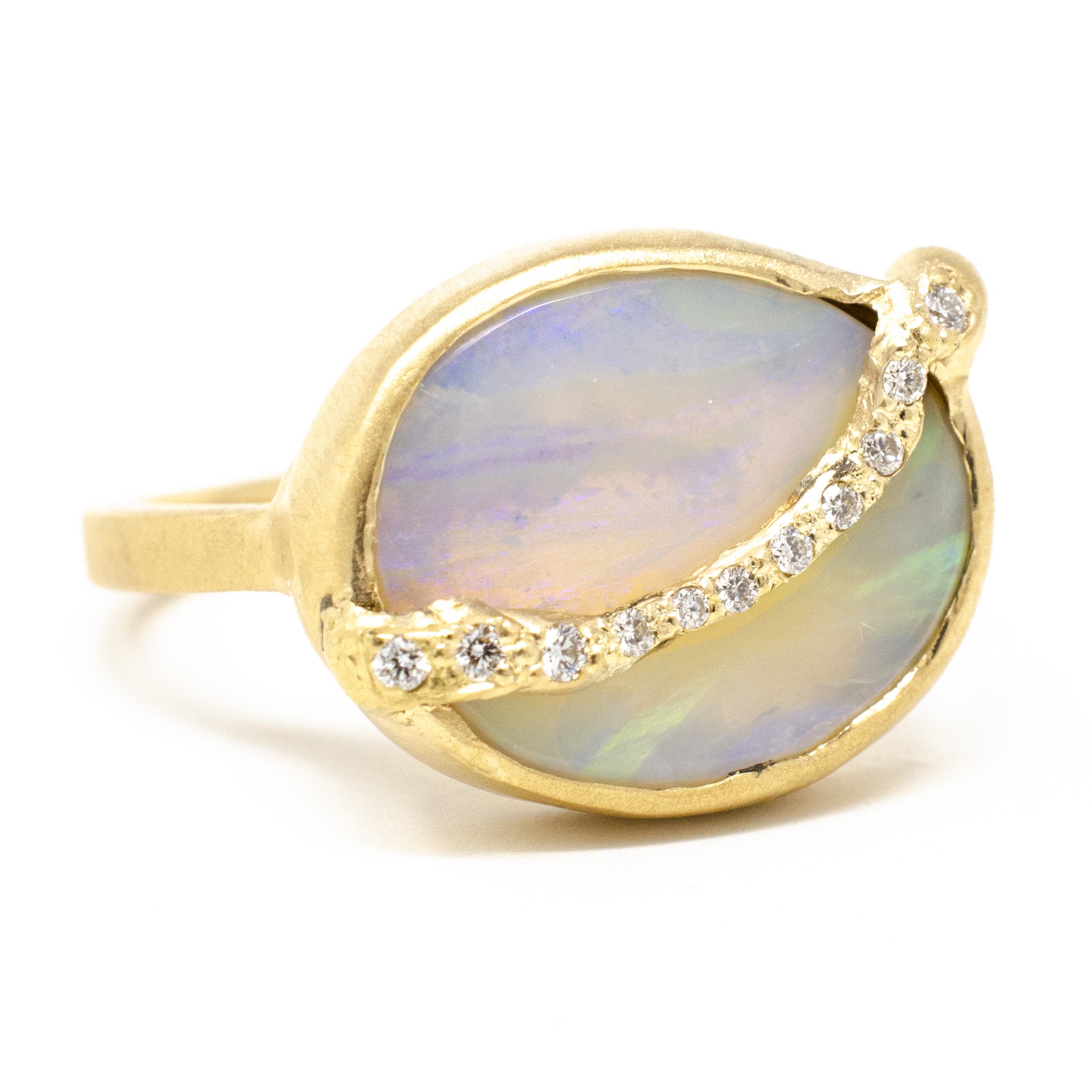 Heavens Sunset Opal Ring