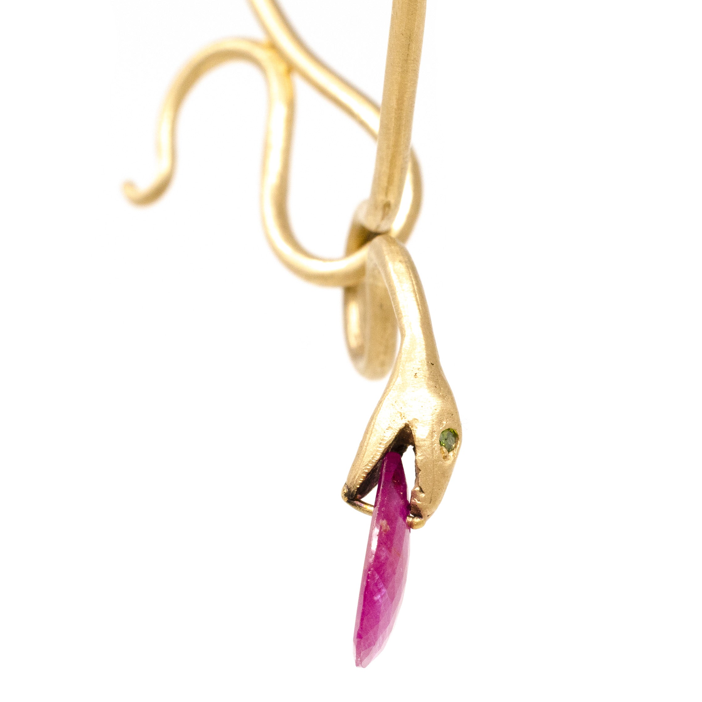 Kingdom Snake Pink Sapphire Necklace