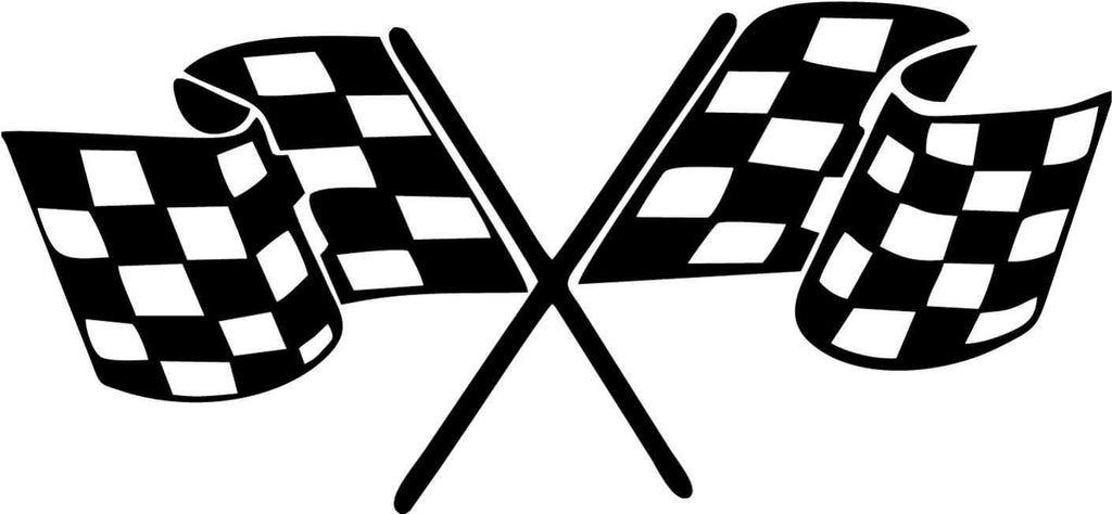 Download Checkered Flags Vinyl Car Window Laptop Decal Sticker ...