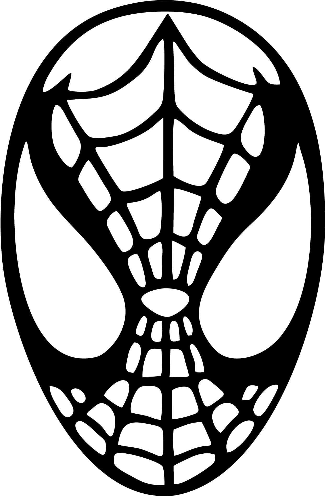 Spiderman Head Vinyl Car Window Laptop Decal Sticker