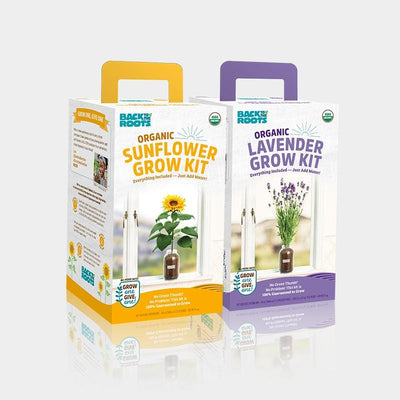 Lavender & Sunflower Grow Kit Flowers 2-Pack Bundle