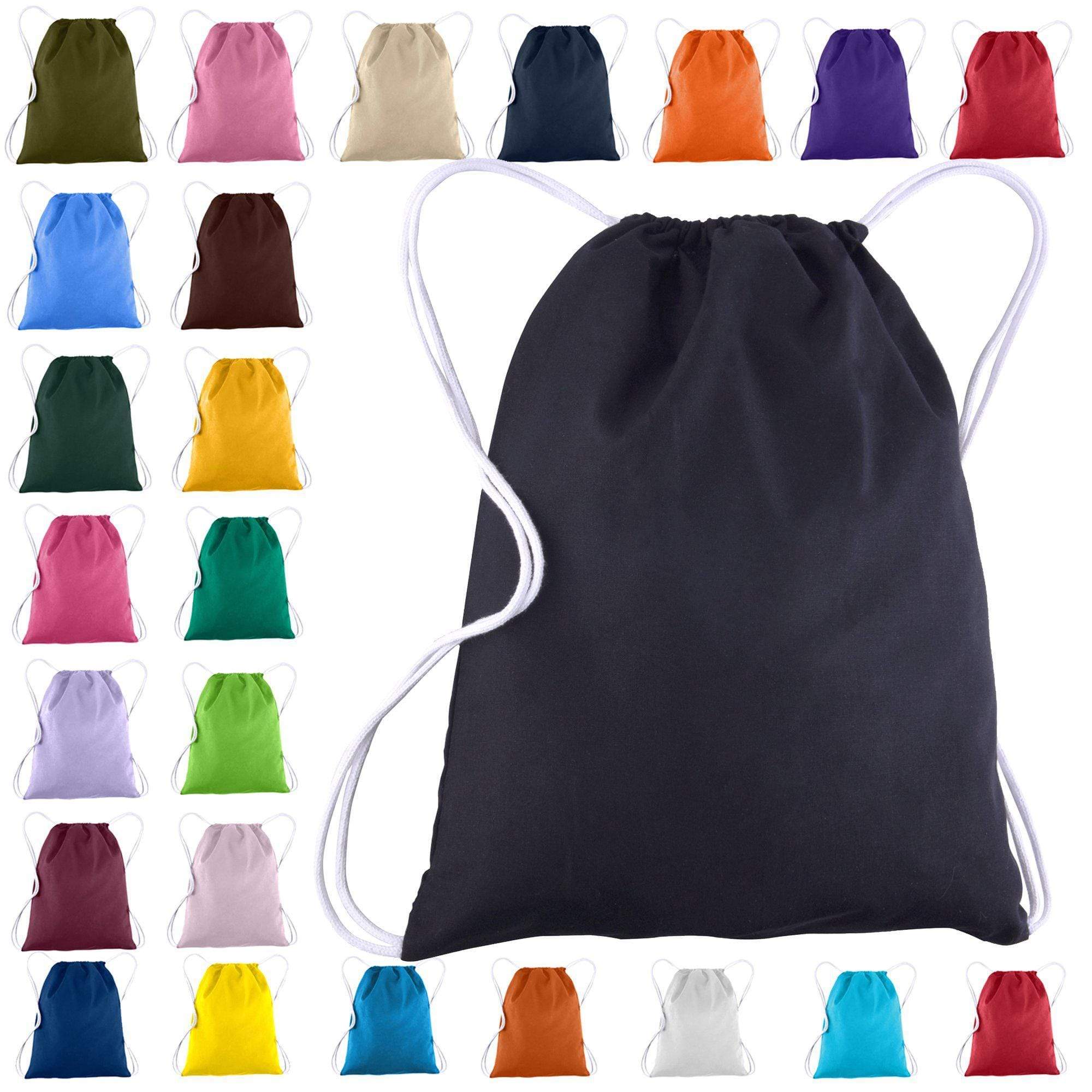 Wholesale Cotton Canvas Drawstring Backpacks and Cheap Drawstring Bags – BagzDepot™