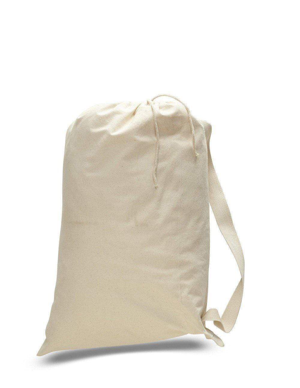 Wholesale Canvas Laundry Bags | Drawstring Laundry Bags in Bulk – BagzDepot™