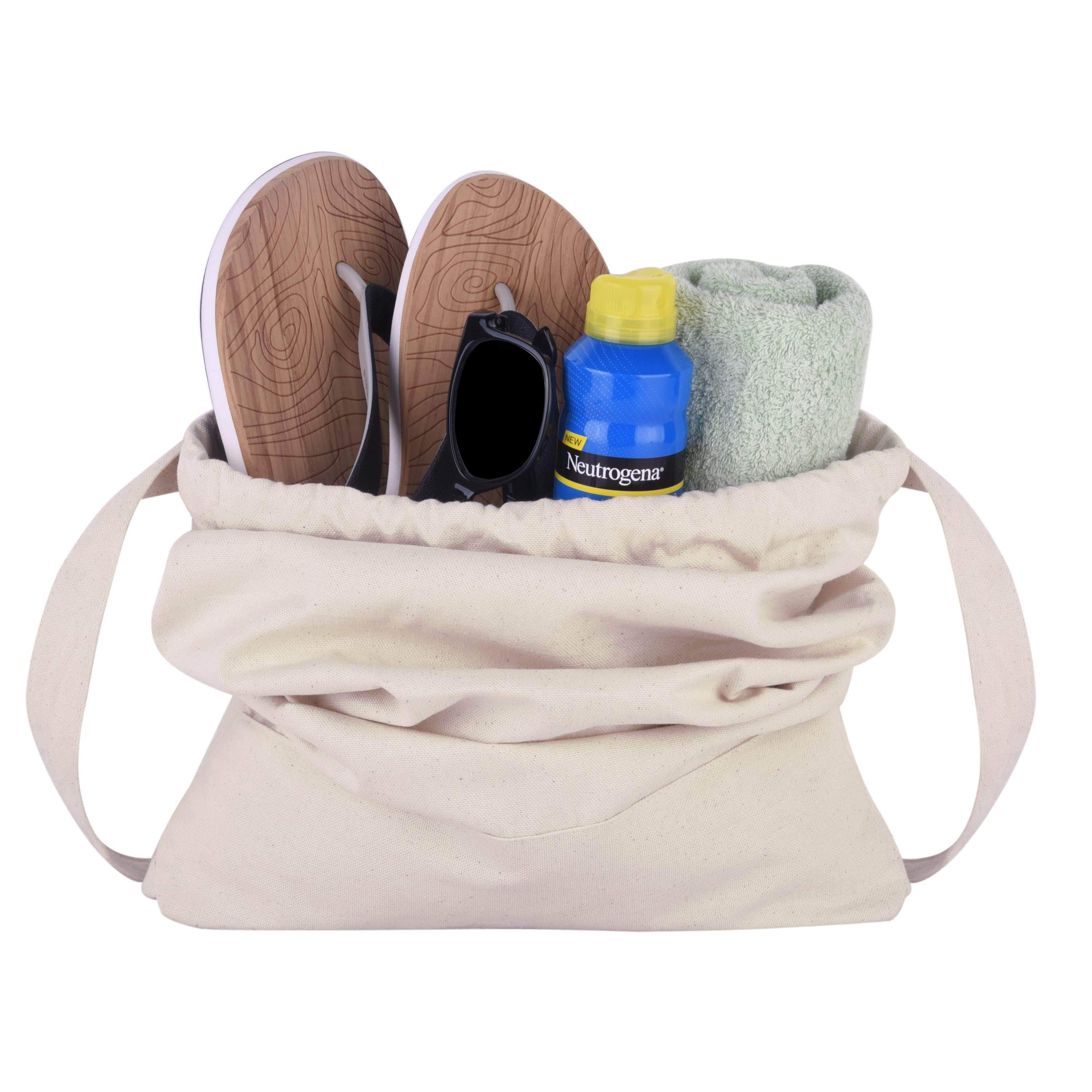 Canvas Drawstring Bags, Wholesale Custom Canvas Drawstring Bags Bulk – BagzDepot™