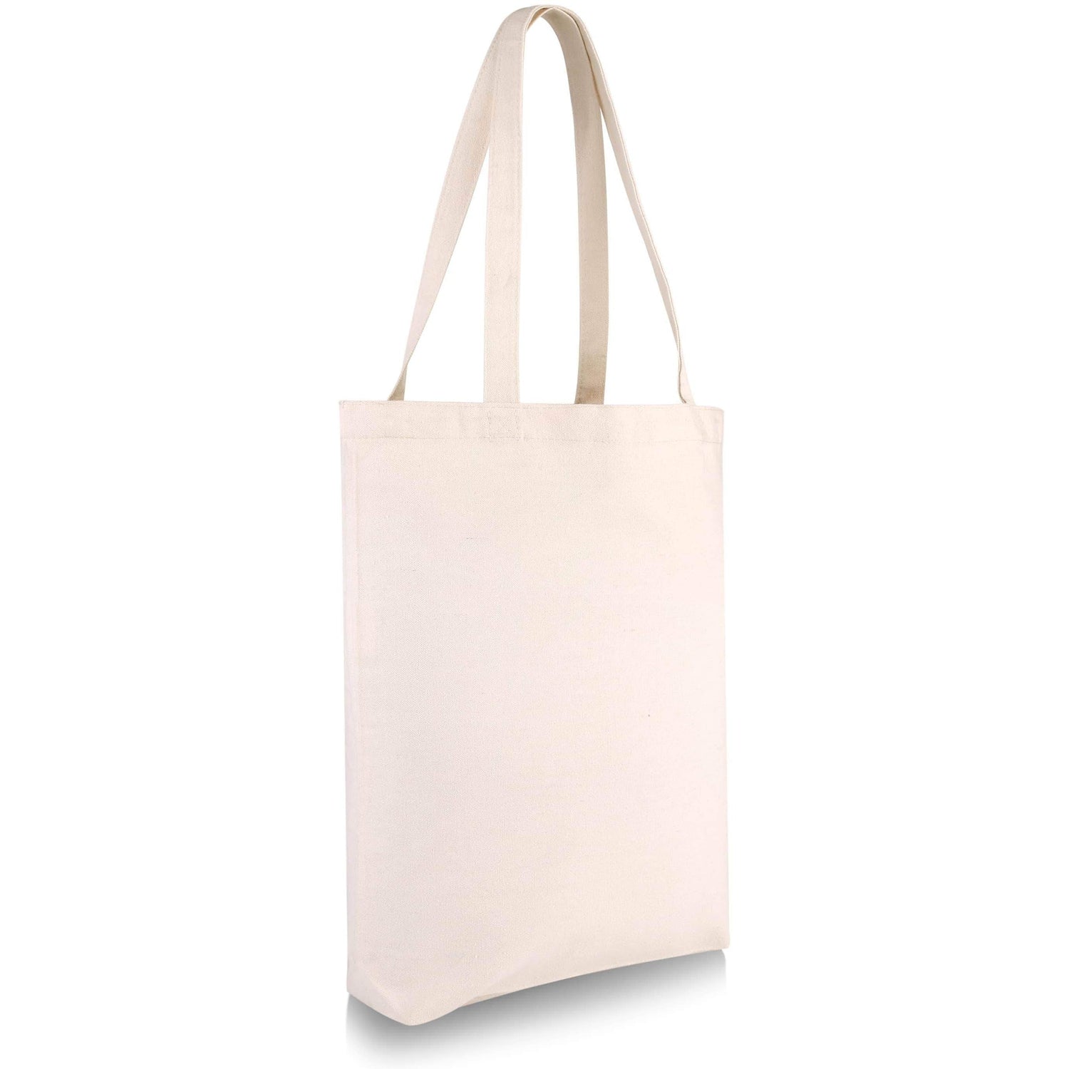 Large Canvas Tote Bags - 6 Pack - Natural Heavy Duty Blank Canvas Bags – BagzDepot™