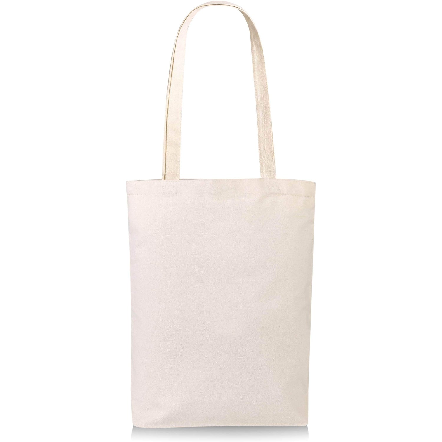 Large Canvas Tote Bags - 6 Pack - Natural Heavy Duty Blank Canvas Bags – BagzDepot™