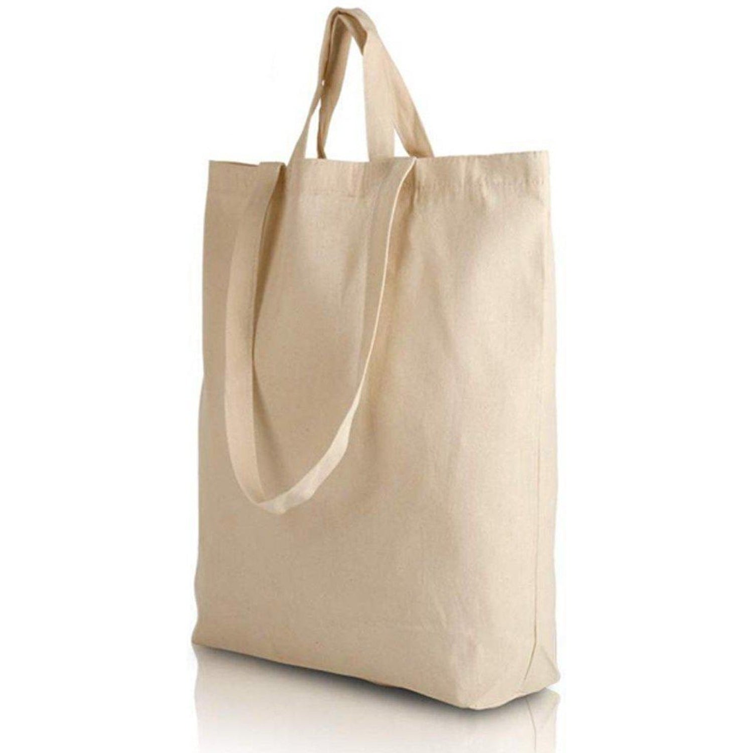 Canvas Tote Bags with Short and Long Handles | Canvas Tote Bags Bulk – BagzDepot™