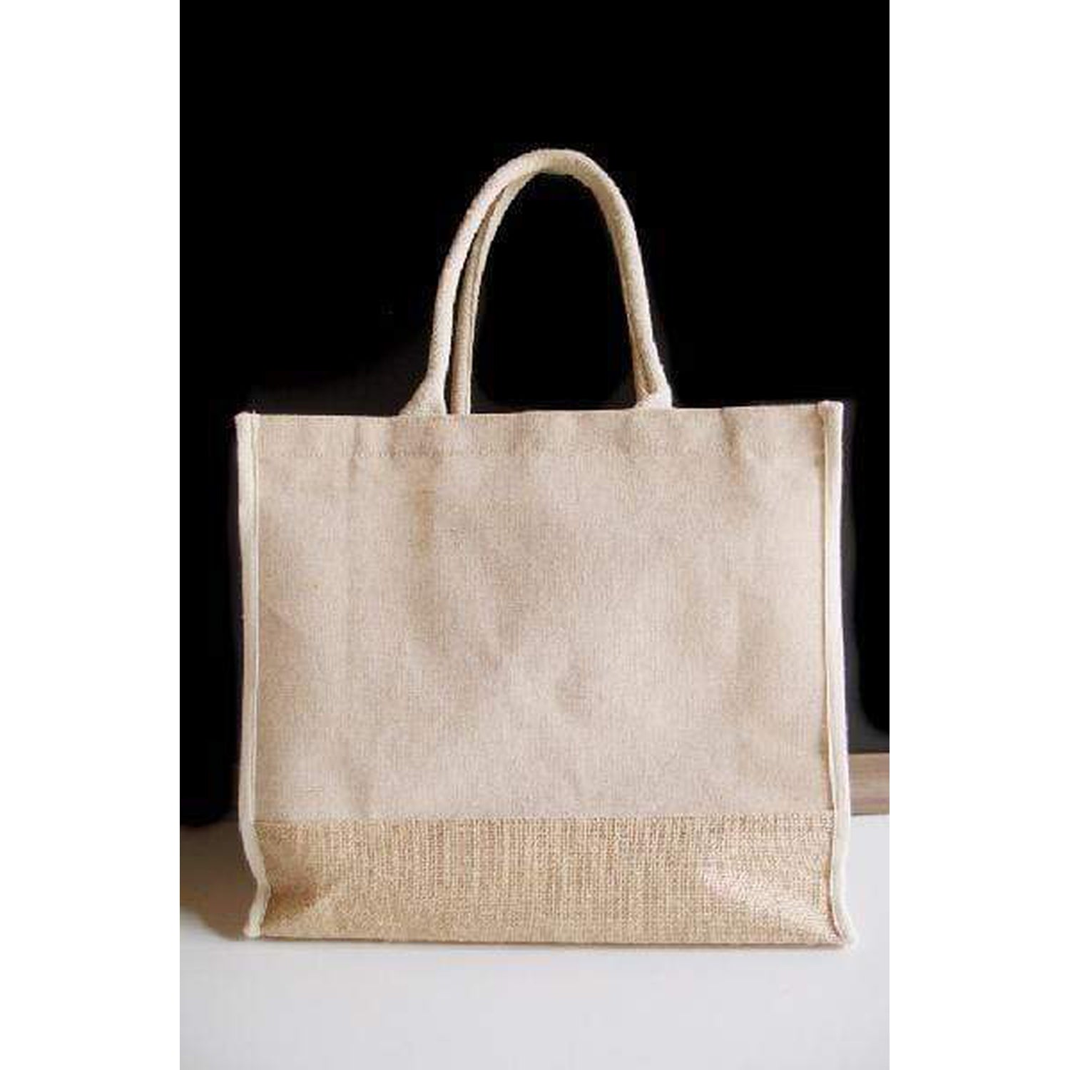 burlap tote