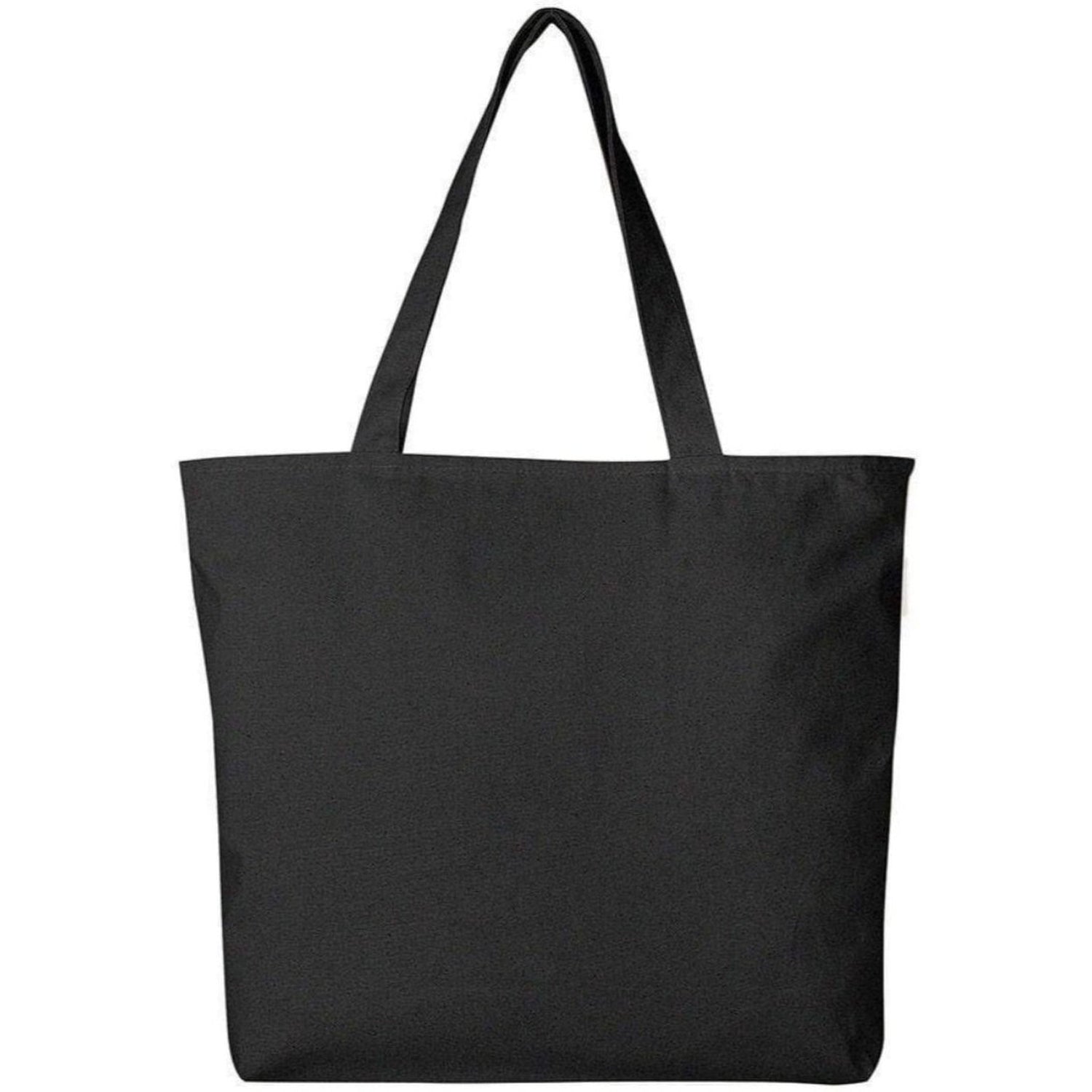 Large Canvas Tote Bags with Zipper & Bulk Canvas Bags Wholesale – BagzDepot™