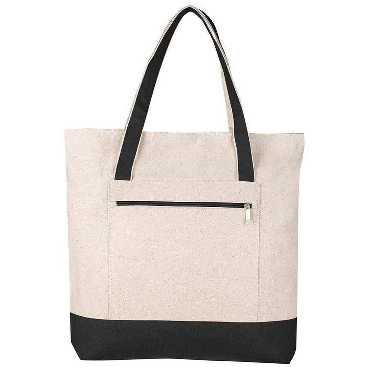 Canvas Tote Bags with Zipper & Wholesale Large Canvas Tote Bags – BagzDepot™