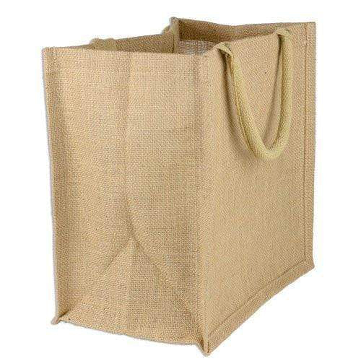 Medium Burlap Bags Jute Tote Bags Wholesale B888 BagzDepot