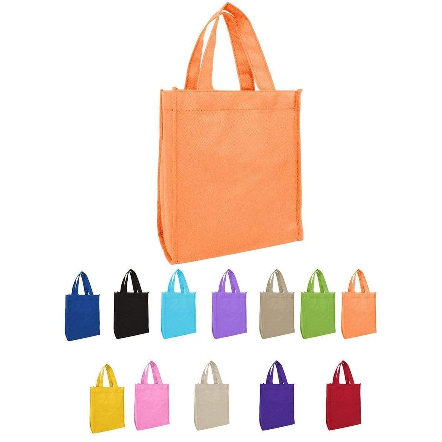 Small Tote Bags in Bulk - Non-Woven Gusseted Gift Bags Wholesale – BagzDepot™