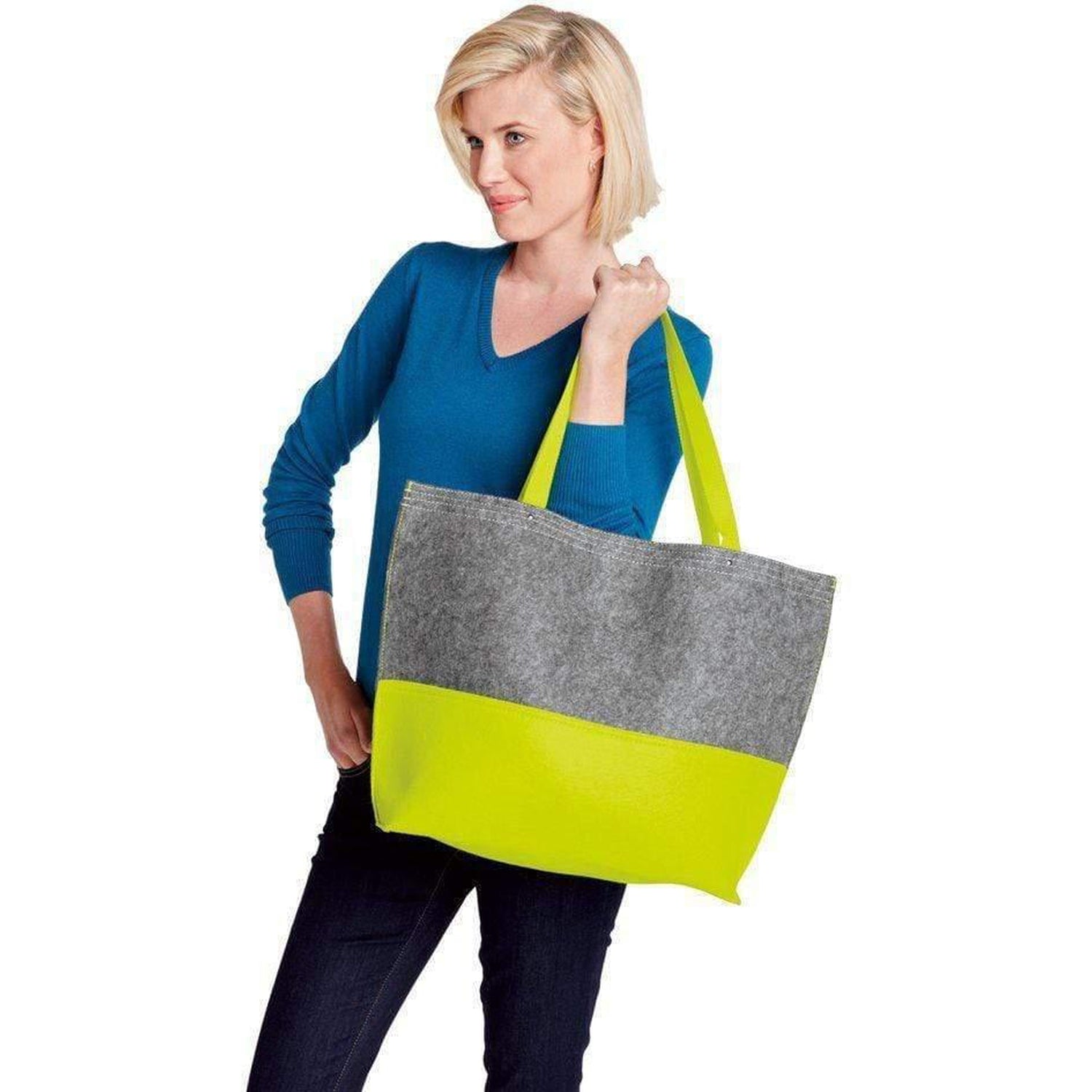 Polyester Felt Easy-to-Decorate Tote Bag Medium Size Tote Bag – BagzDepot™