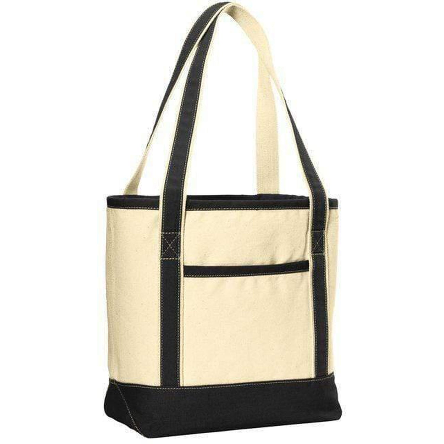 Heavy Duty Canvas Boat Tote Bag with Front Pocket – BagzDepot™