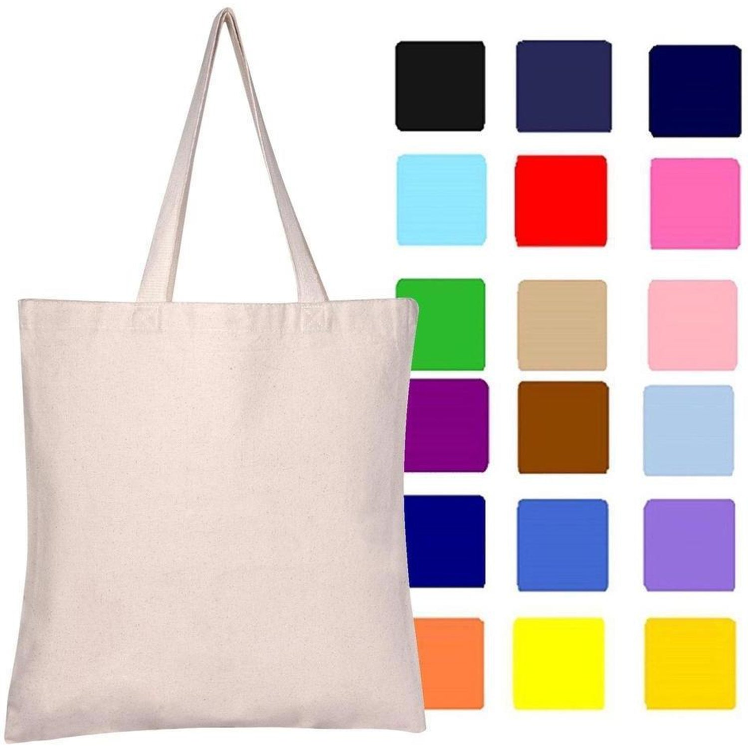 Heavy Duty Canvas Tote Bags Wholesale | Plain Canvas Tote Bags Bulk – BagzDepot™