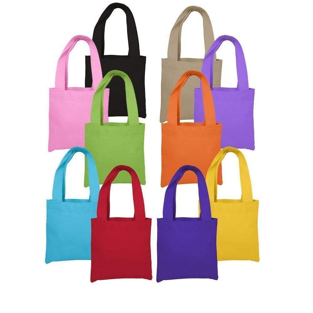 Set of 50 Non-Woven Mini Tote Bags - Reusable Mini Gift Bags in Bulk – BagzDepot™