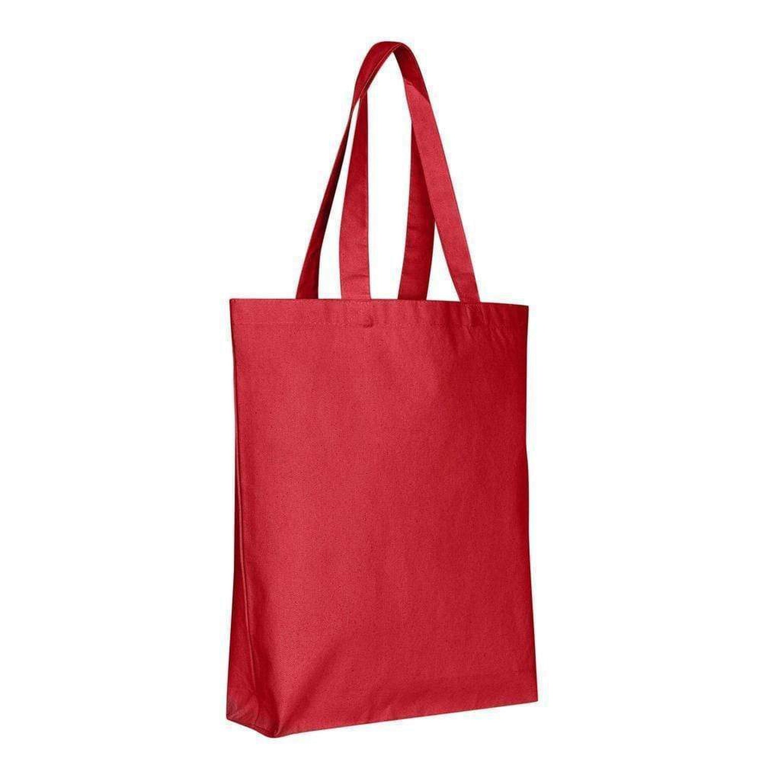 Canvas Tote Bags in Bulk, Bottom Gusset Cotton Tote Bags - Set of 12 – BagzDepot™