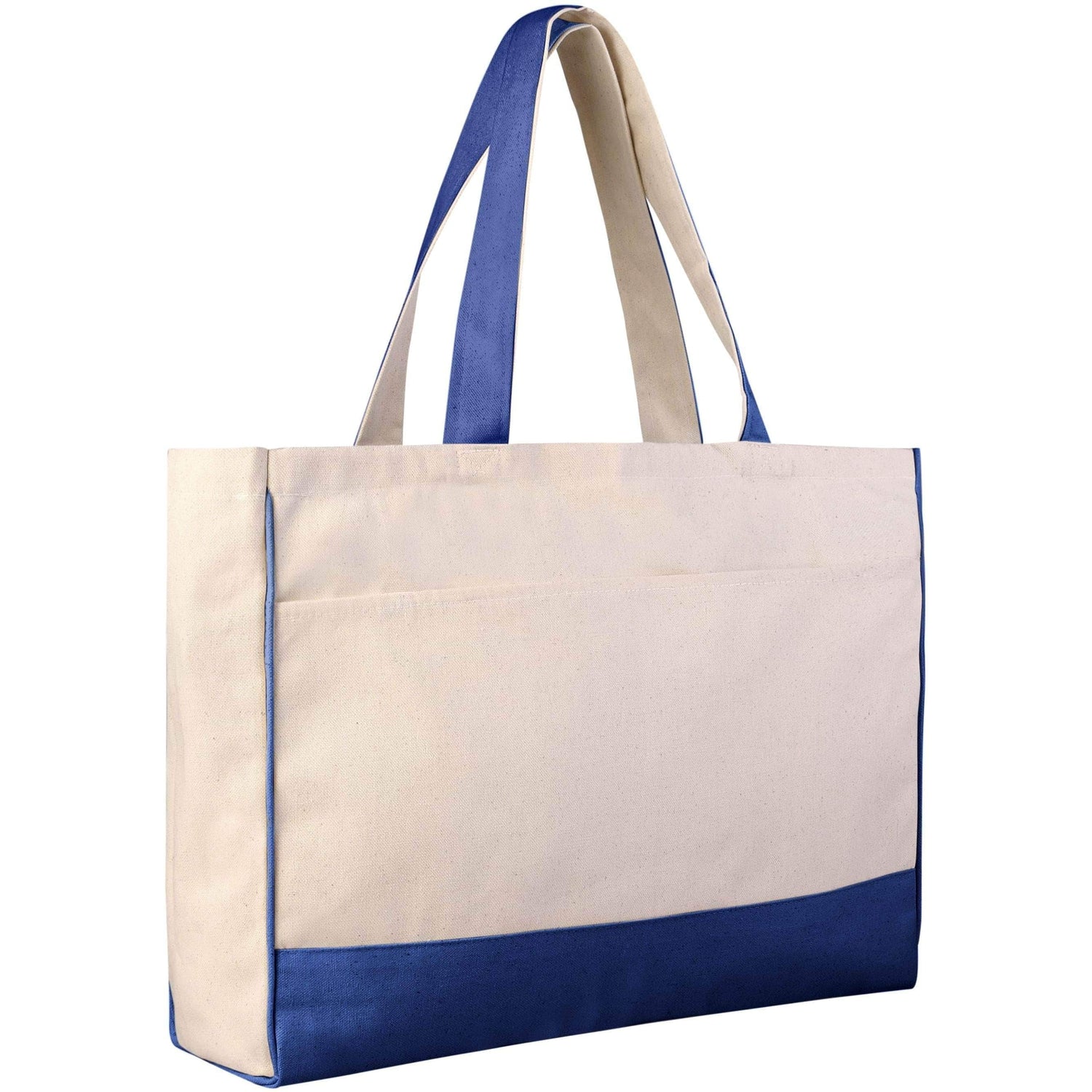 Canvas Tote Bags Wholesale, Large Canvas Tote Bag with Zipper Pocket