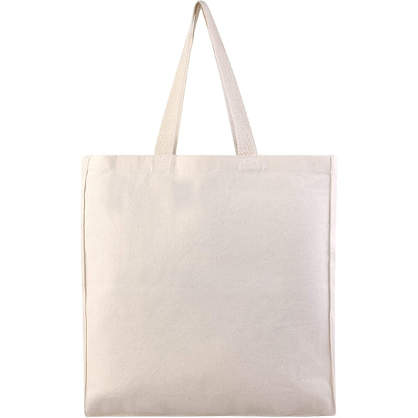 Heavy Canvas Shopping Tote Bag W/ Side and Bottom Gusset - Single Bag