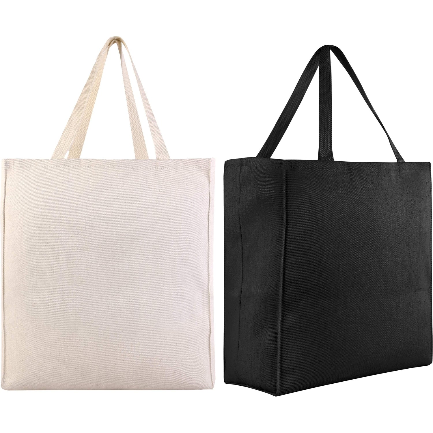 Reusable Shopping Bags | Cotton Twill Tote Bags & Grocery Bags in Bulk – BagzDepot™