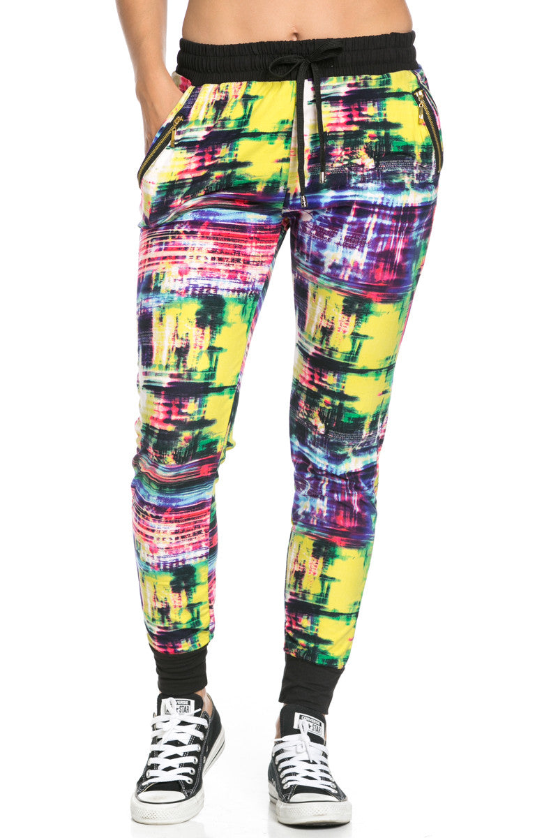 colorful jogger pants