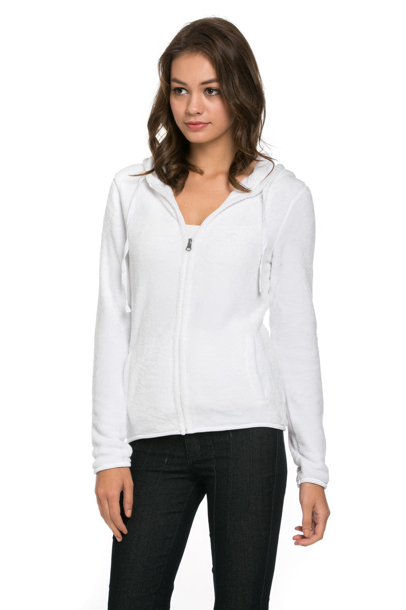 womens white hoodie