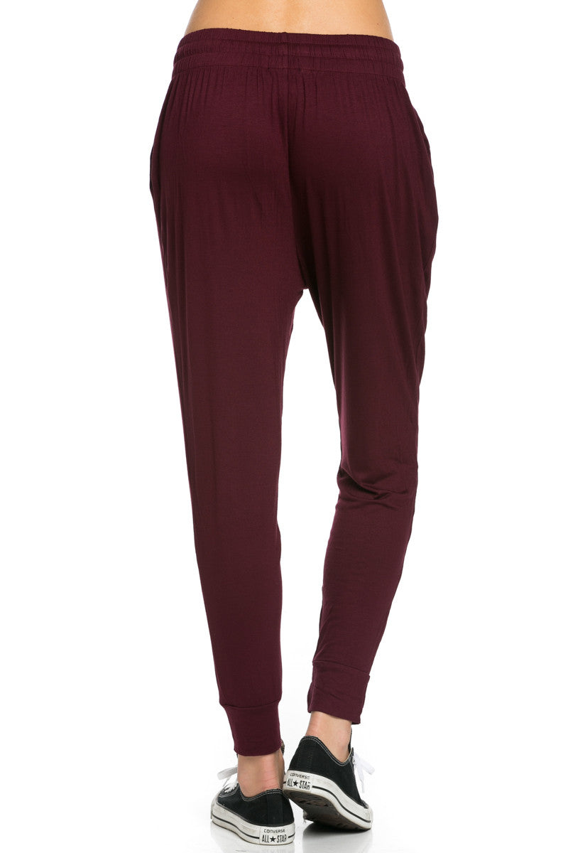 burgundy converse joggers