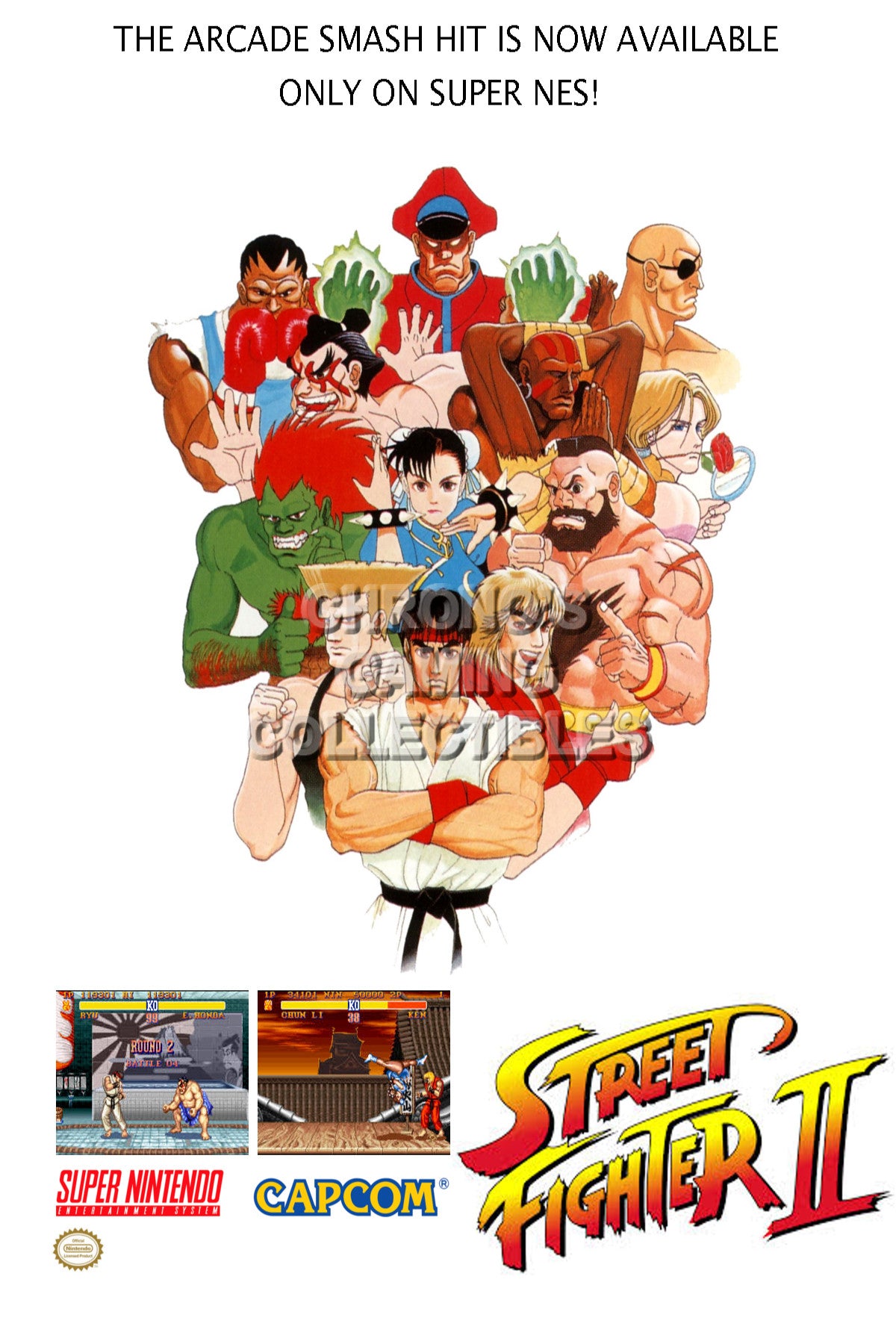 street fighter 2 poster