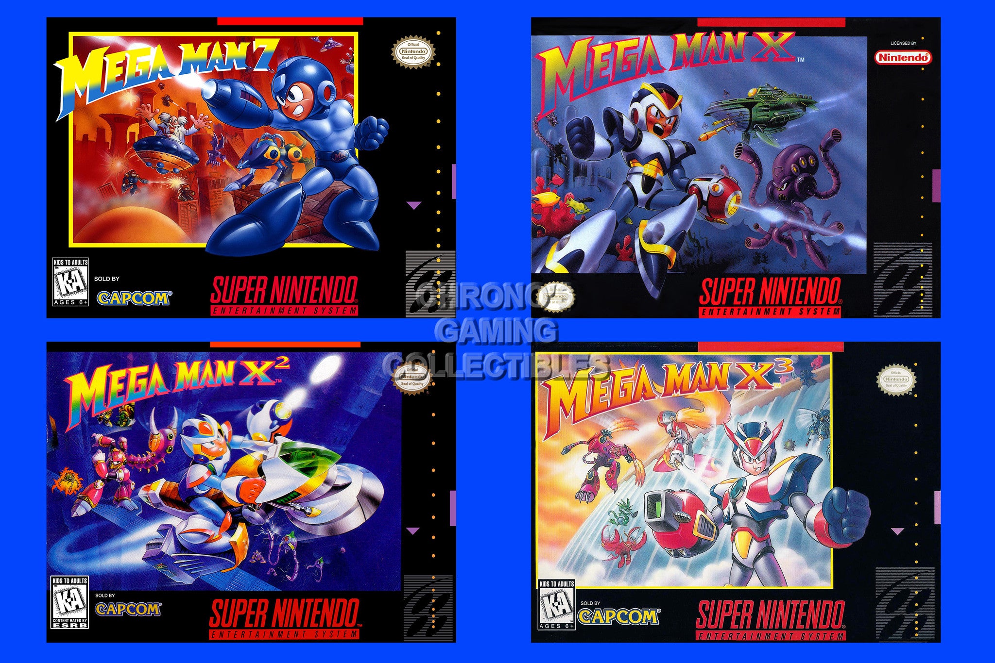 mega man 6 nes box art