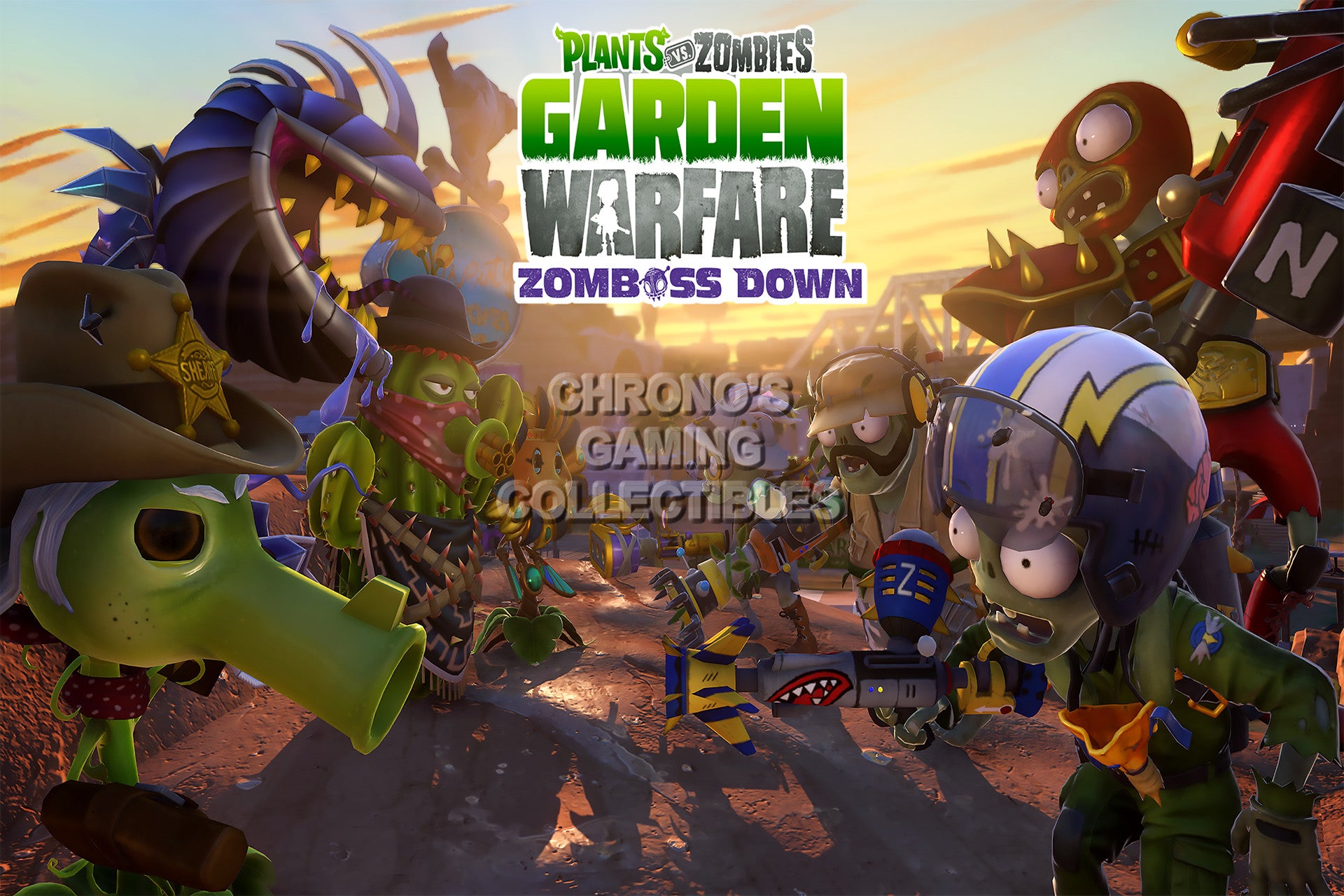 Plants Vs Zombies Garden Warfare Video Games Poster Cgcposters