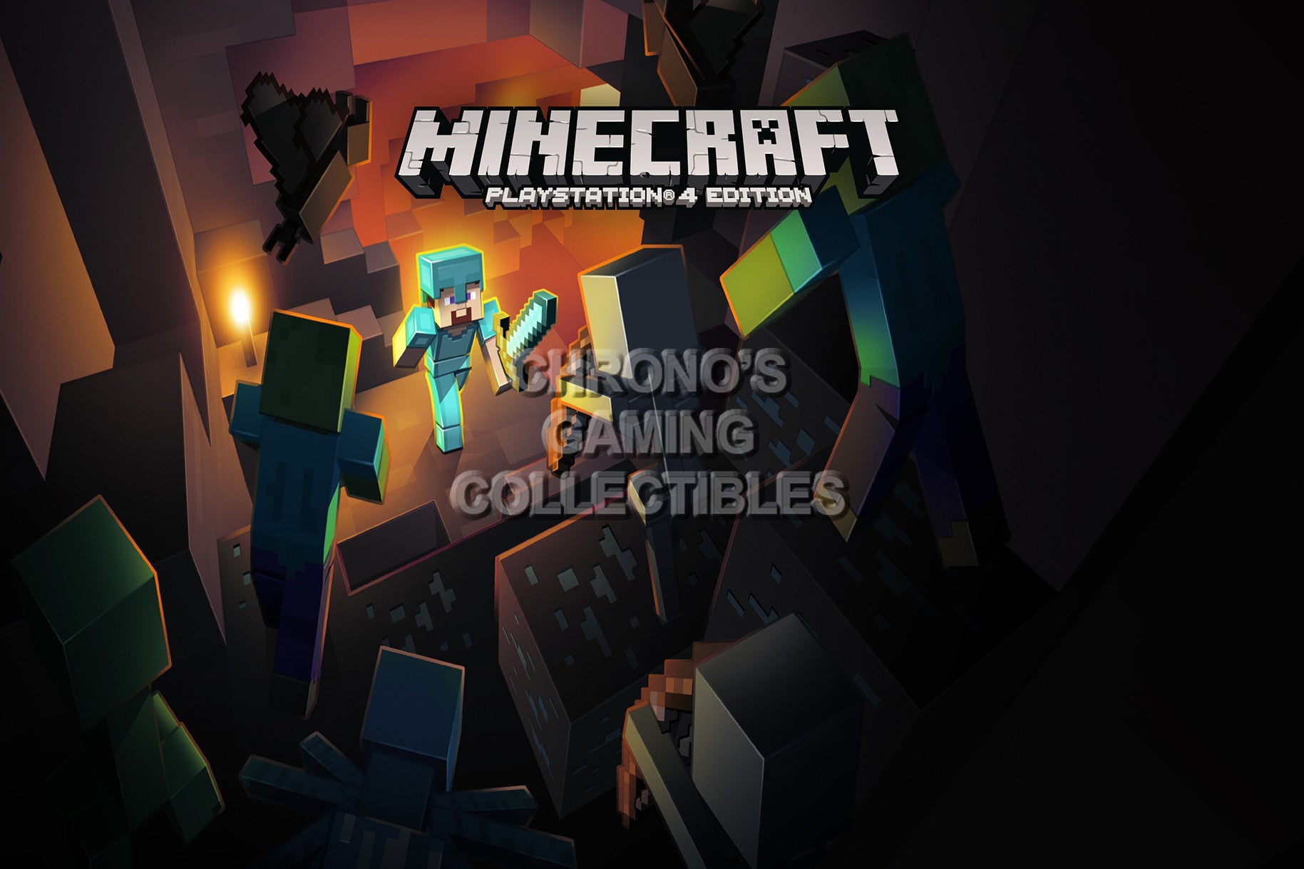 What is the title of this picture ? Minecraft Video Games Poster | CGCPosters