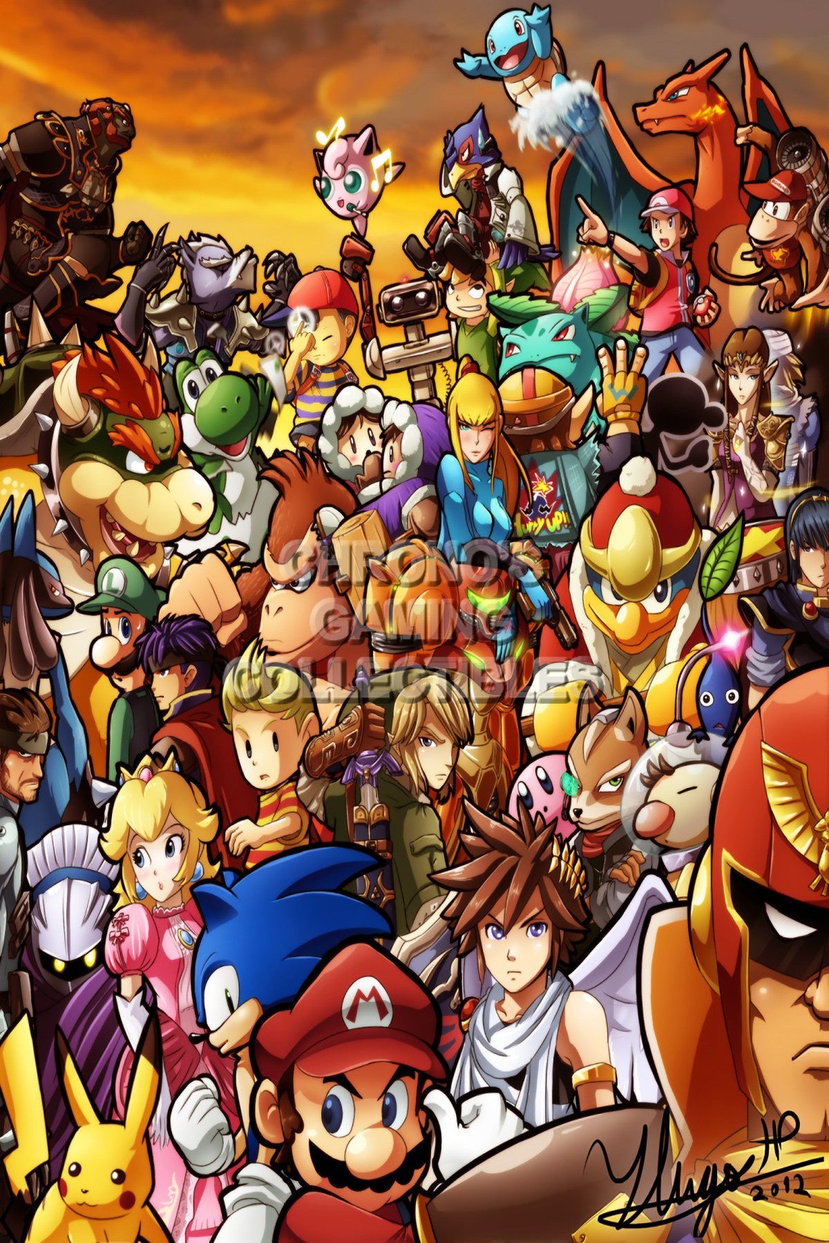 super smash bros ultimate poster