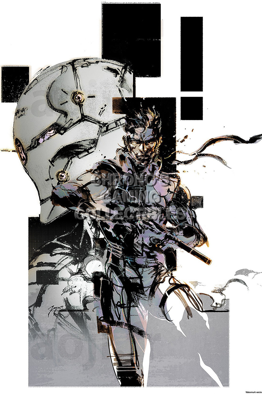 metal gear solid 1 art