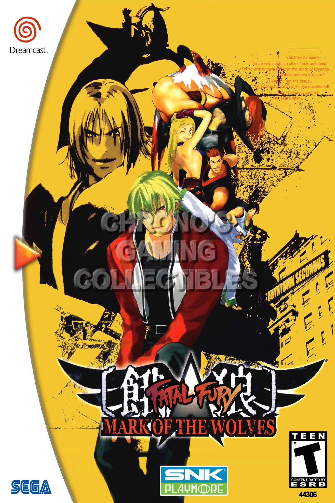 garou mark of the wolves dreamcast