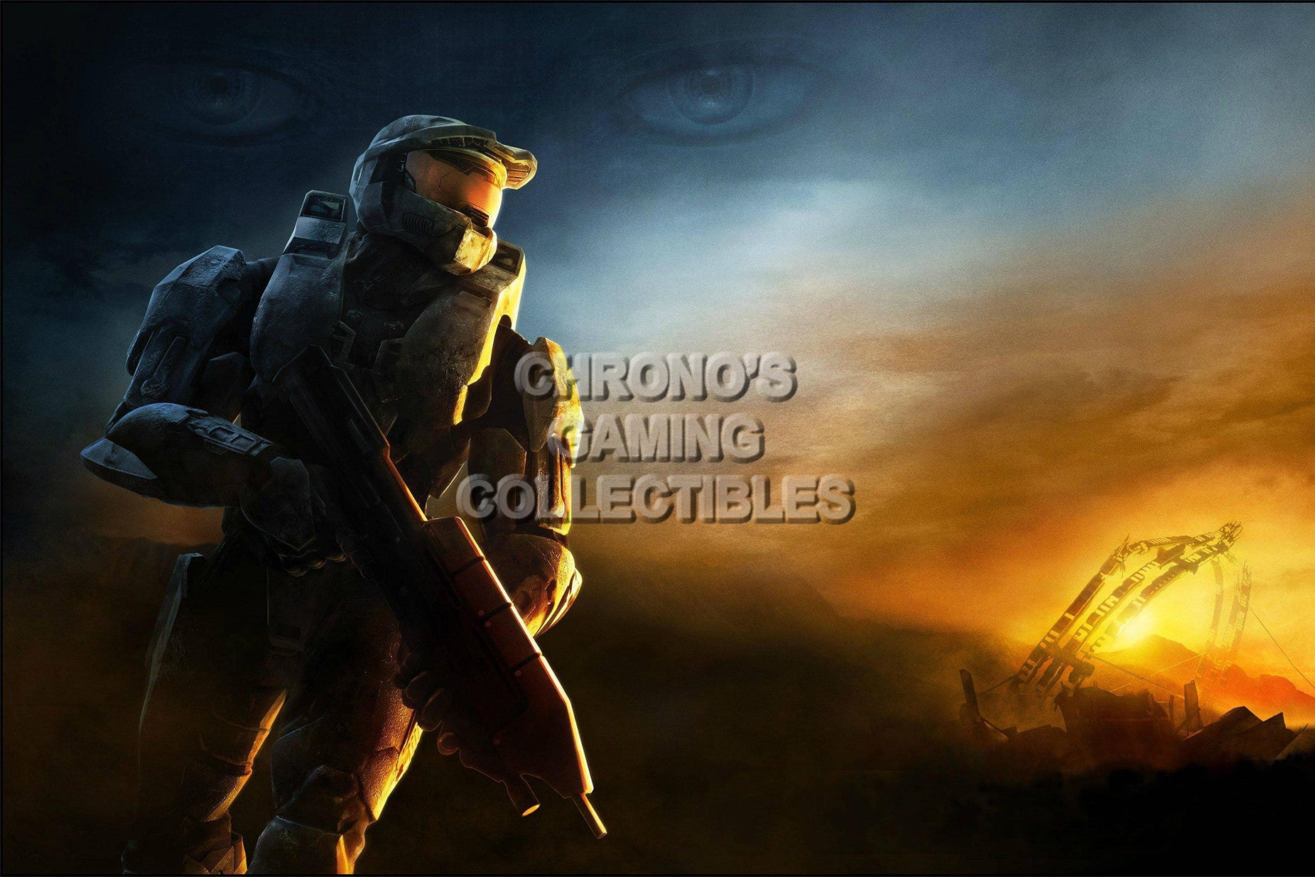 halo video games poster cgcposters cgc huge poster halo 3 xbox 360 one hal006