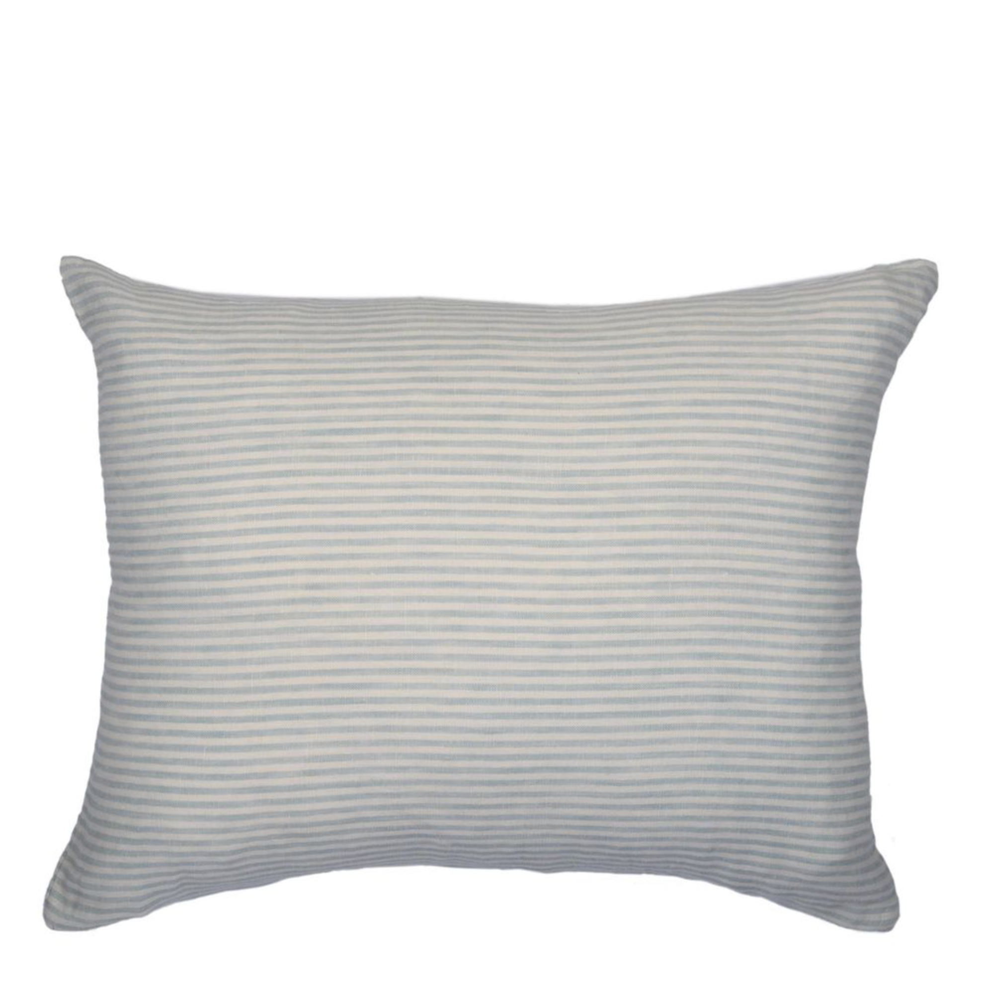 Linen Stripe Cushion Sky Grey Cushion