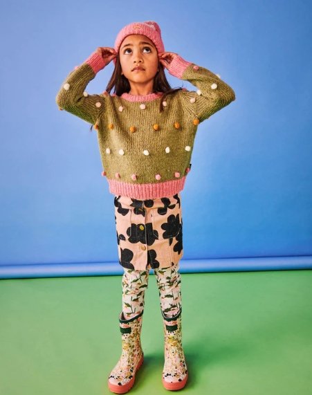 Kip & Co Dotty Spotty Knit Sweater