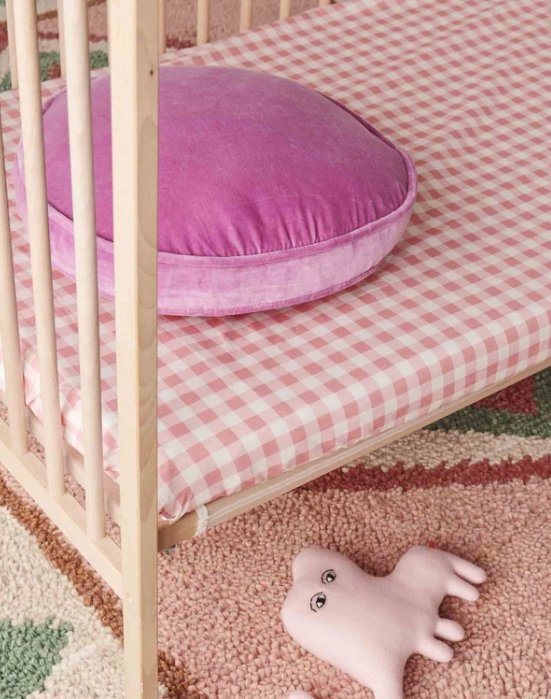 Kip & Co Gingham Candy Fitted Sheet