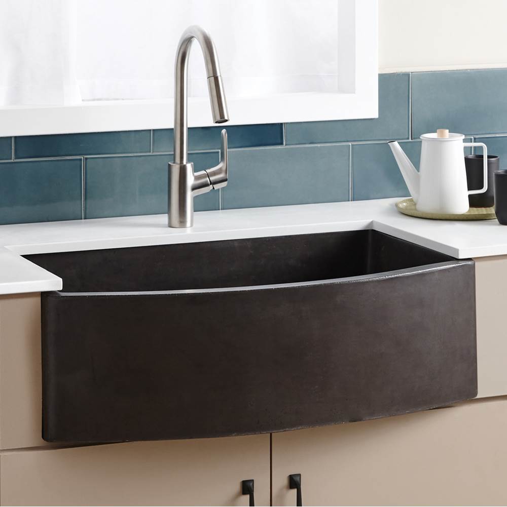 Native Trails Nskq3320 S Farmhouse Quartet Kitchen Sink In Slate