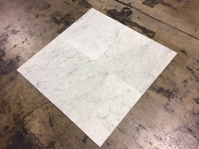 Carrara Marble Polished Made in Italy 18x18 (premium grade) – Sognare ...