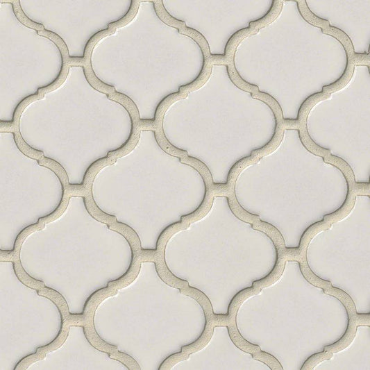 MSI Antique White Arabesque 8mm / special Sognare Kitchen & for – Glossy Stone Bath Tile pricin call & (please Sognare