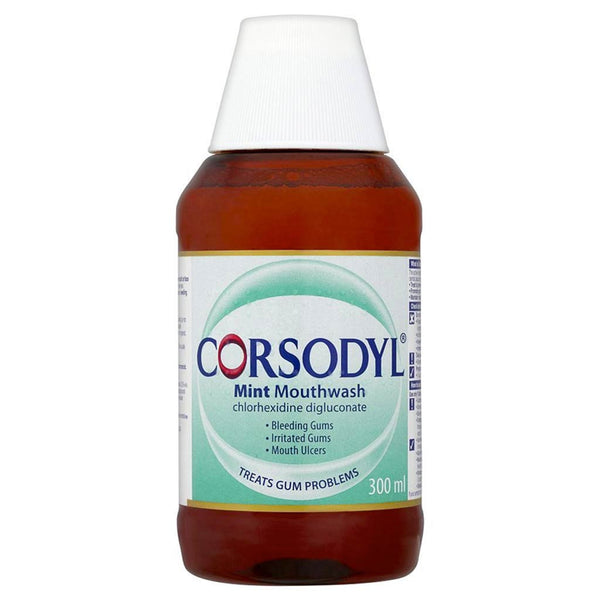 Corsodyl Mint Mouthwash 300ml - Pharmacyfix