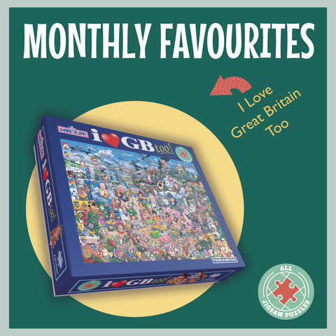 I Love GB Too! 1000 Piece Jigsaw Puzzle by Mike Jupp