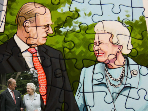 The Queens Platinum Jubilee 2022 According to Blower Jigsaw Puzzle