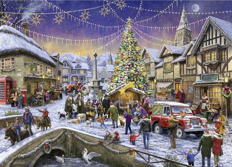 Christmas Spirit 1000 Piece Jigsaw Puzzle by Gibsons