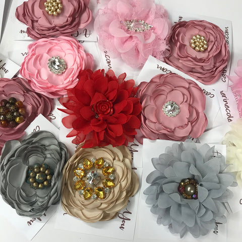 silk flower corsage pins diy