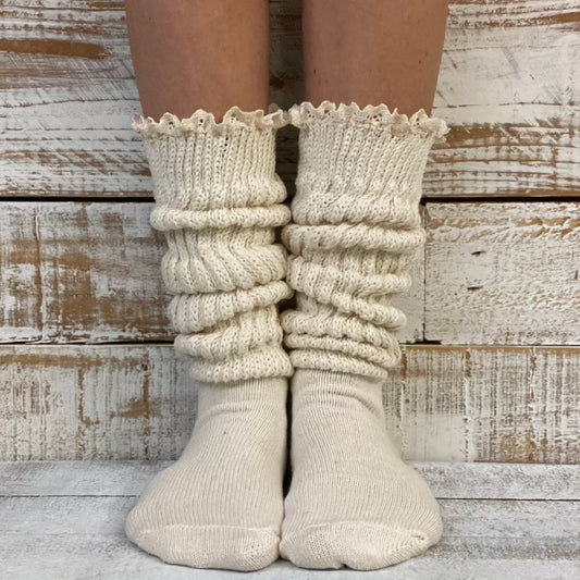 3 pairs bundle ULTIMATE slouch socks natural