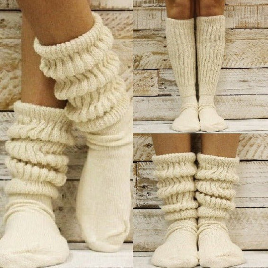 ULTIMATE Hooters slouch socks colors women natural beige MADE IN USA –  Catherine Cole